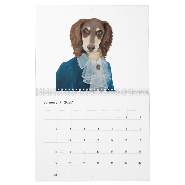 Calendrier 2010 d'Aristodogs (Jan 2027)