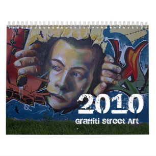 Calendrier 2010 d'art de rue de graffiti