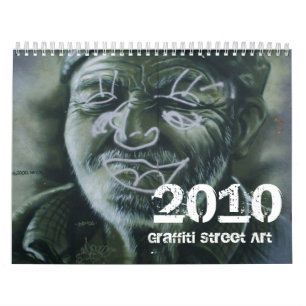 Calendrier 2010 d'art de rue de graffiti