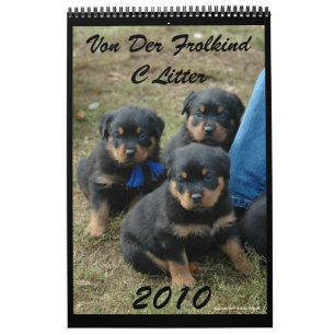Calendrier 2010 d'ordures de C