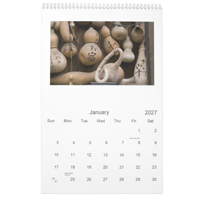 Calendrier 2010 du Japon (Jan 2027)