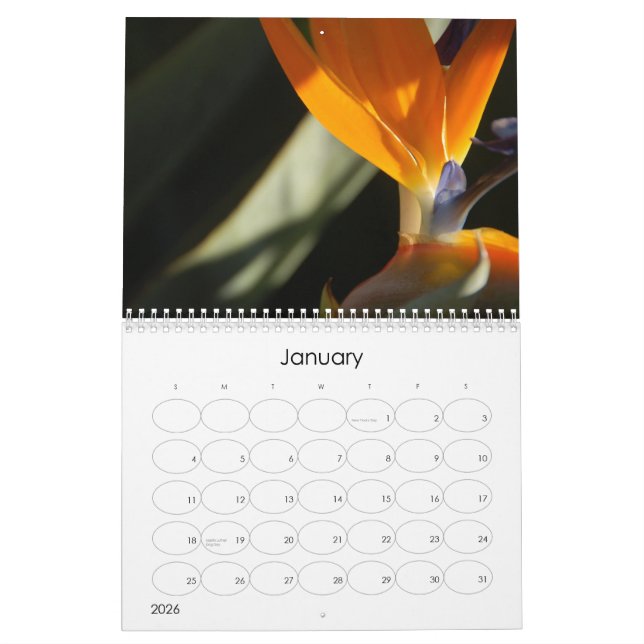 Calendrier 2010 floral (Jan 2026)