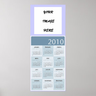 CALENDRIER 2010 POSTER PERSONNALISABLE
