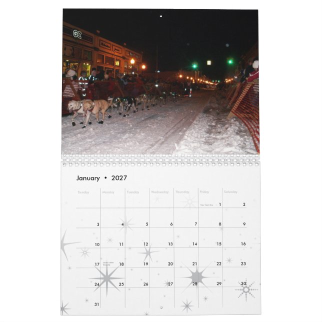 Calendrier 2011 (2010 VERS LE HAUT de 200) (Jan 2027)