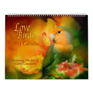 Calendrier 2011 d'art d'inséparables