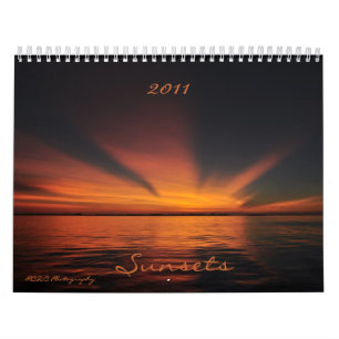 Calendrier 2011 de coucher du soleil