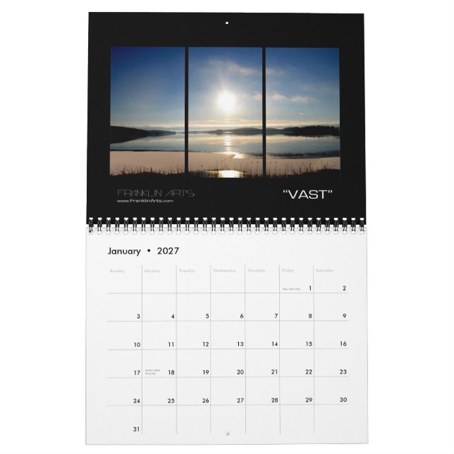 Calendrier 2011 de couchers du soleil de (Jan 2027)