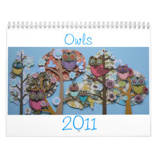 calendrier 2011 de hibou