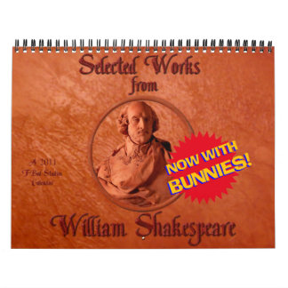 Calendrier 2011 de lapins de Shakespeare
