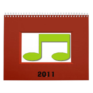 Calendrier 2011 de musique
