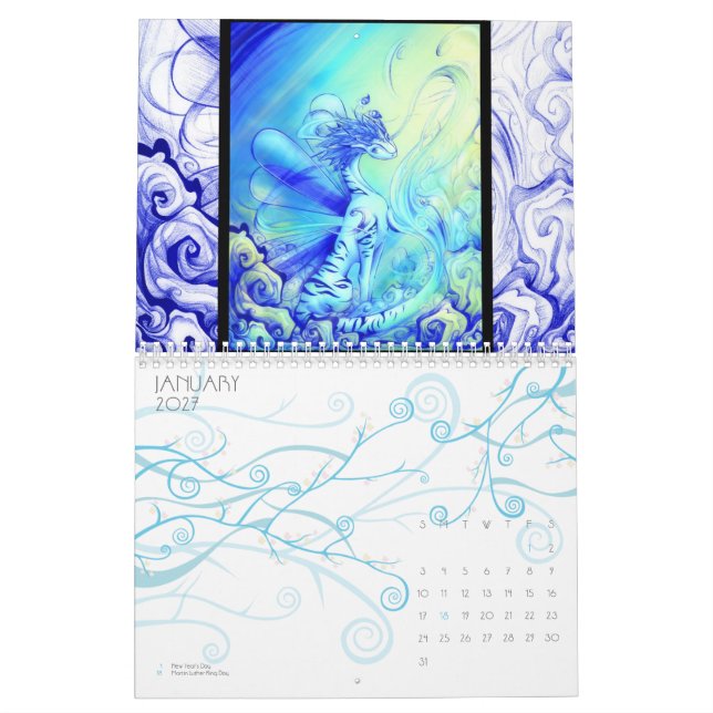 Calendrier 2011 d'imaginaire (Jan 2027)