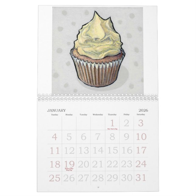 Calendrier 2011 du petit gâteau de Scott (Jan 2026)