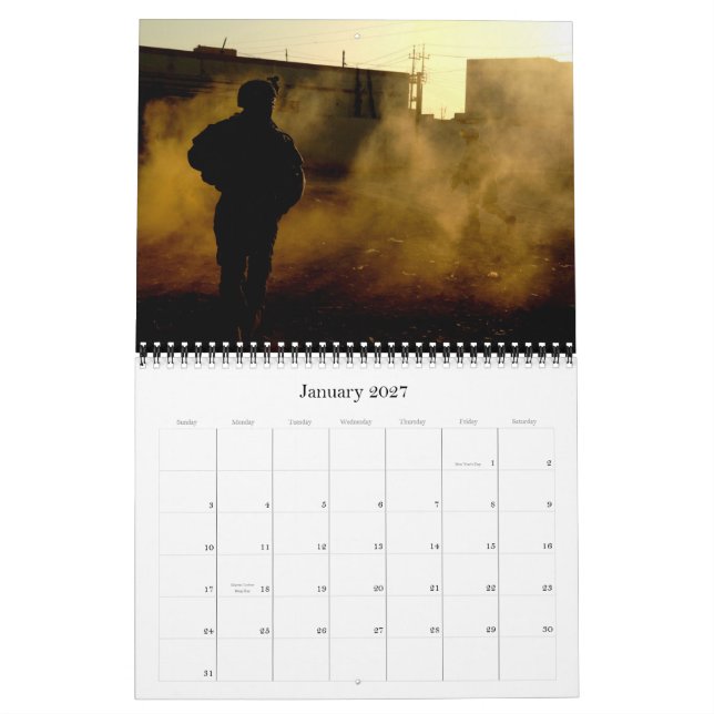Calendrier 2012 Bénissez nos troupes (Jan 2027)
