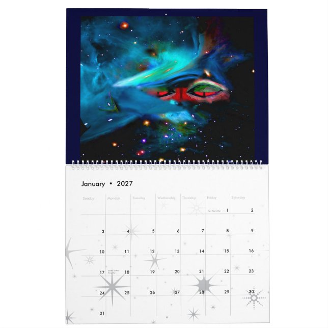 Calendrier 2012 - Betelgeuse et Mintaka (Jan 2027)