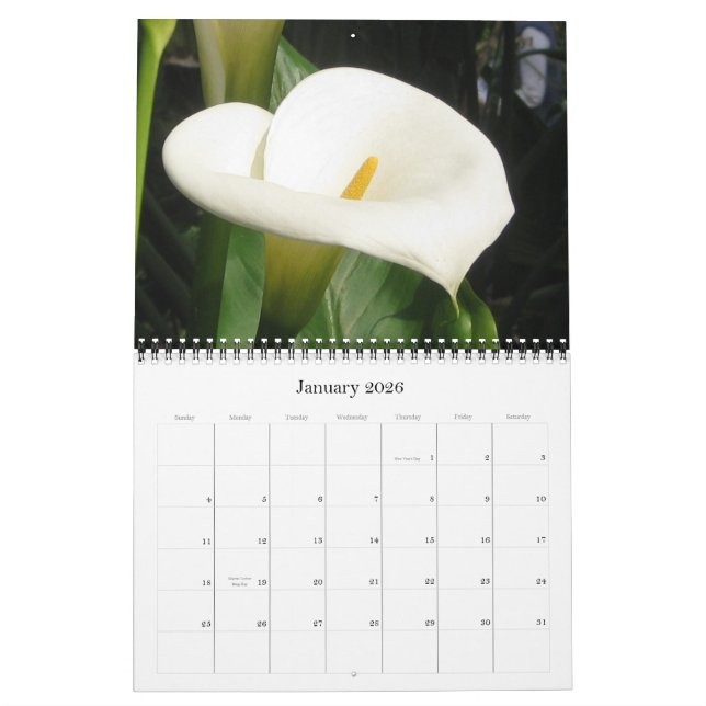 Calendrier 2012 de Flora de la galerie de Kiyoshi (Jan 2026)