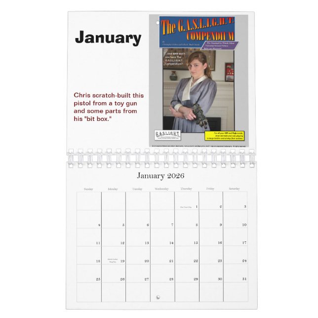 Calendrier 2012 GASLIGHT (Jan 2026)