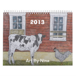 CALENDRIER 2013, art par Nina
