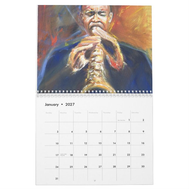 Calendrier 2013 d'art de Chez Rhonel (Jan 2027)