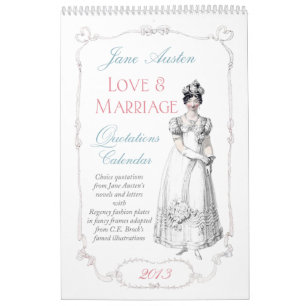 Calendrier 2013 de citations de mariage d'amour de