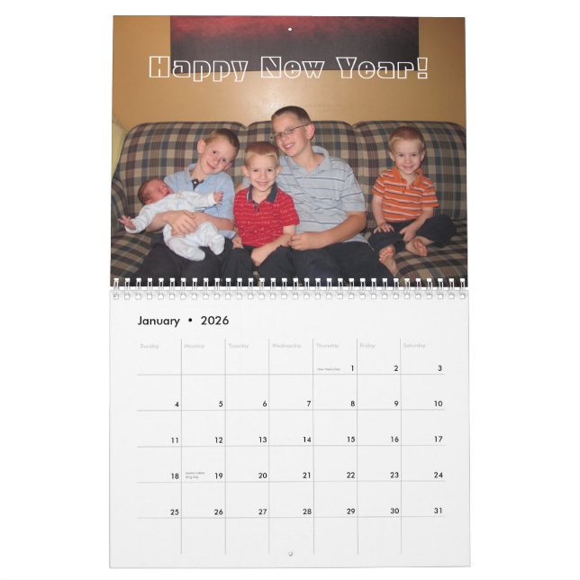 Calendrier 2013 de famille de Breeden (Jan 2026)