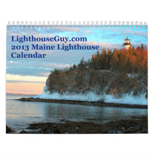 calendrier 2013 de phare de LighthouseGuy.com