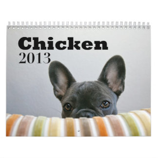 Calendrier 2013 de poulet