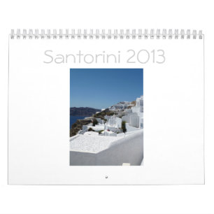 Calendrier 2013 de Santorini