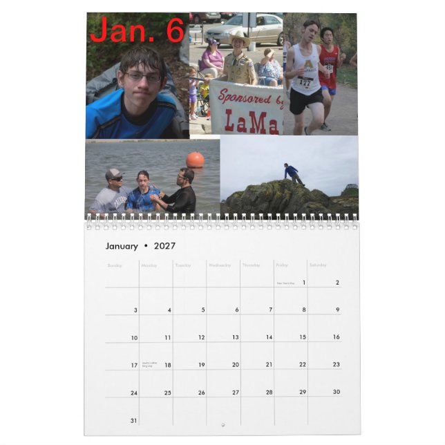 Calendrier 2013 de Walton (Jan 2027)