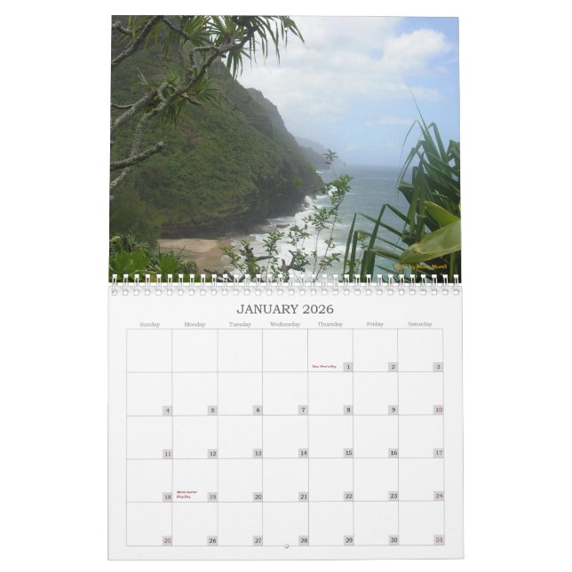 Calendrier 2013 d'Hawaï (Jan 2026)