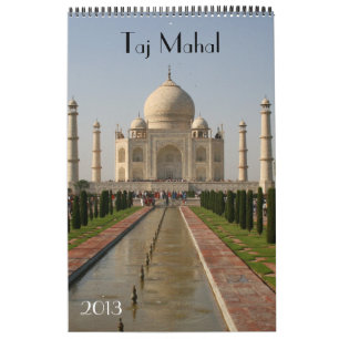 calendrier 2013 du Taj Mahal