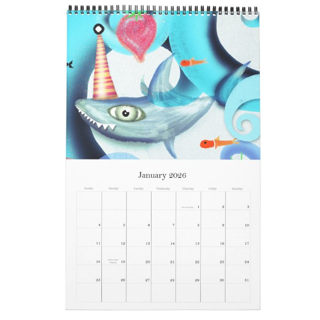 Calendrier 2013 Illustrations pour enfants (Jan 2026)