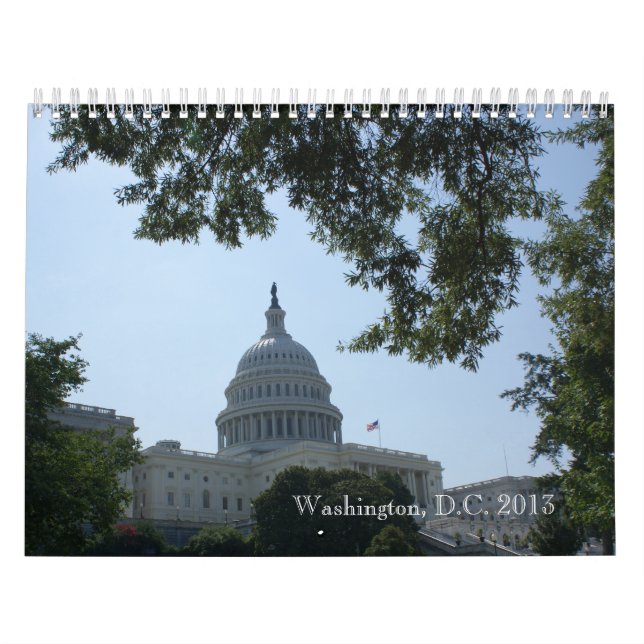 Calendrier 2013 Washington DC couleur photo calender (Protection)