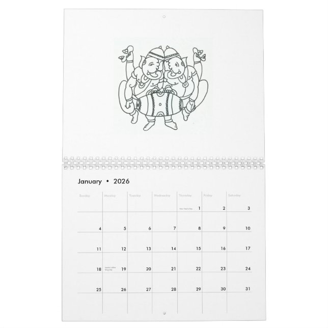 calendrier 2014 (Jan 2026)