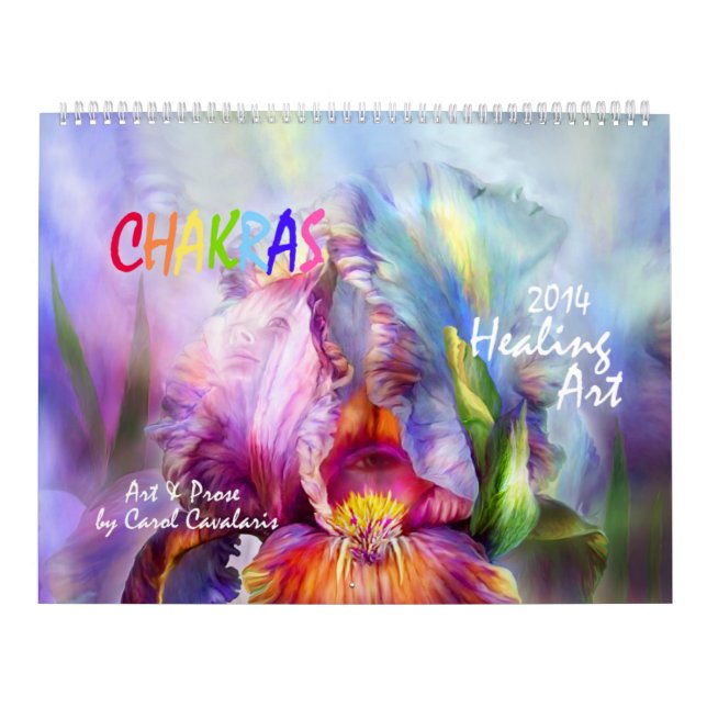 Calendrier 2014 d'art curatif de Chakras (Protection)