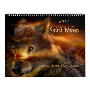 Calendrier 2014 d'art de loups d'esprit