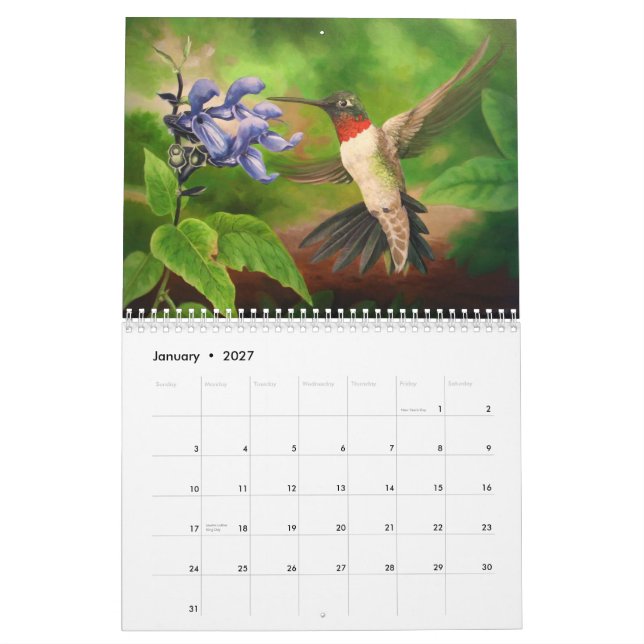 Calendrier 2014 d'art par des studios d'Aartvarks (Jan 2027)