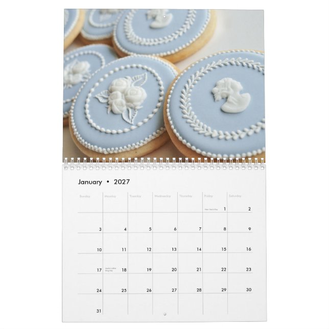 Calendrier 2014 de biscuit de SweetAmbs (Jan 2027)