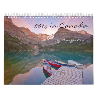 calendrier 2014 de douze mois au Canada Scenics