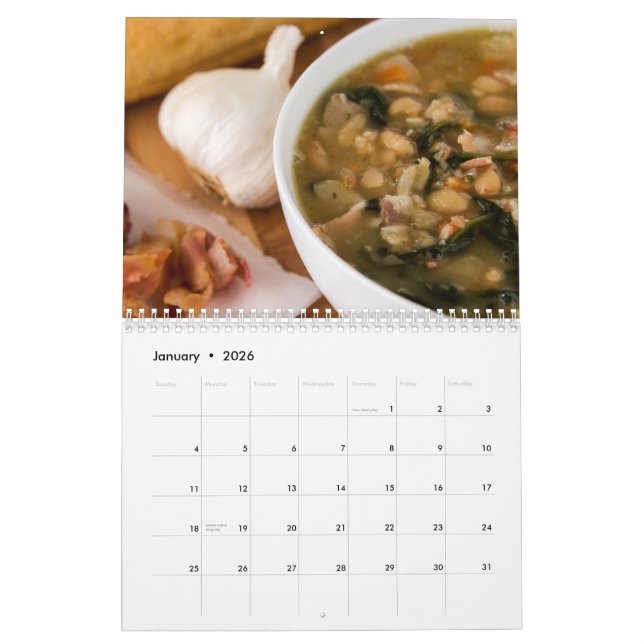 calendrier 2014 de fin gourmet de 11 x 17 (Jan 2026)