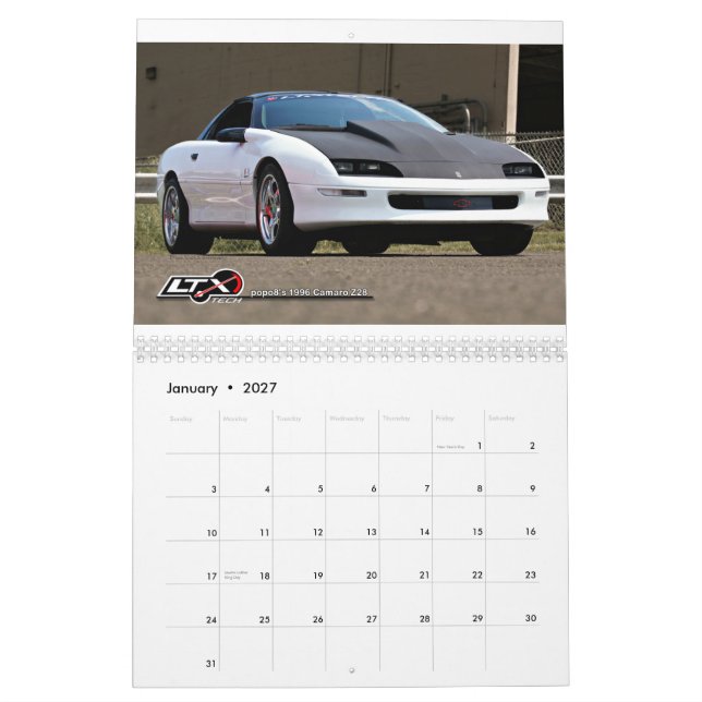 calendrier 2014 de LTxTech.com (Jan 2027)