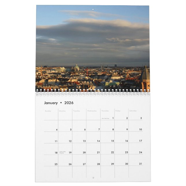Calendrier 2014 de Vienne (Jan 2026)