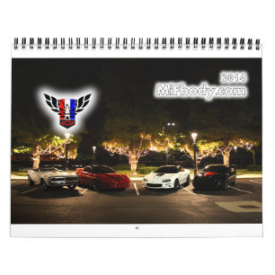 Calendrier 2014 du Michigan FBody (15 mois)