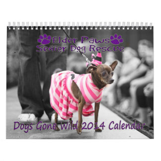Calendrier 2014 fou par chiens