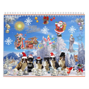 Calendrier 2014 jolulodi Border collie