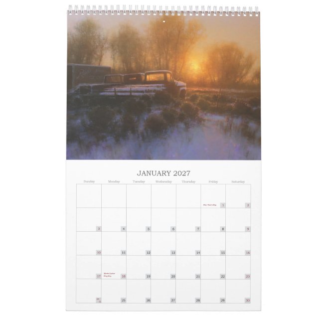 Calendrier 2014 L'art du COTON BRENT (Jan 2027)