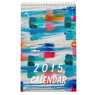Calendrier 2015 abstrait