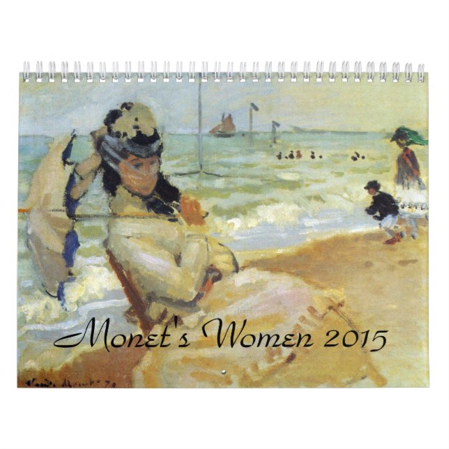 Calendrier 2015 d'art de femmes de Monets (Protection)
