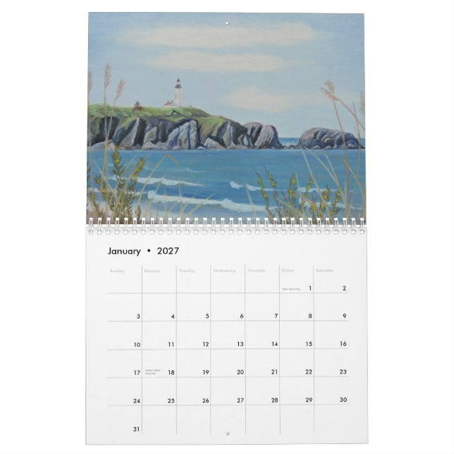 Calendrier 2015 d'art par la boule de Naomi (Jan 2027)