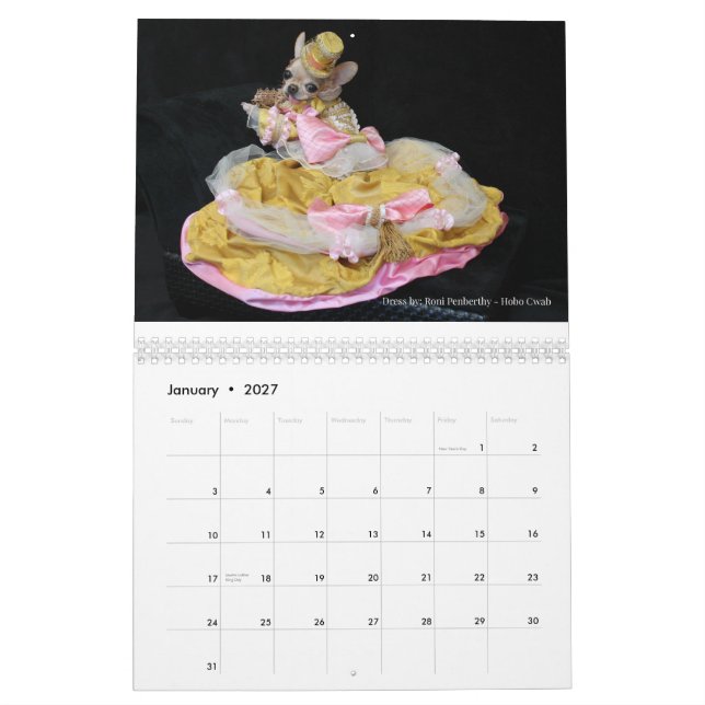 Calendrier 2015 de Chi Yum Yum (Jan 2027)