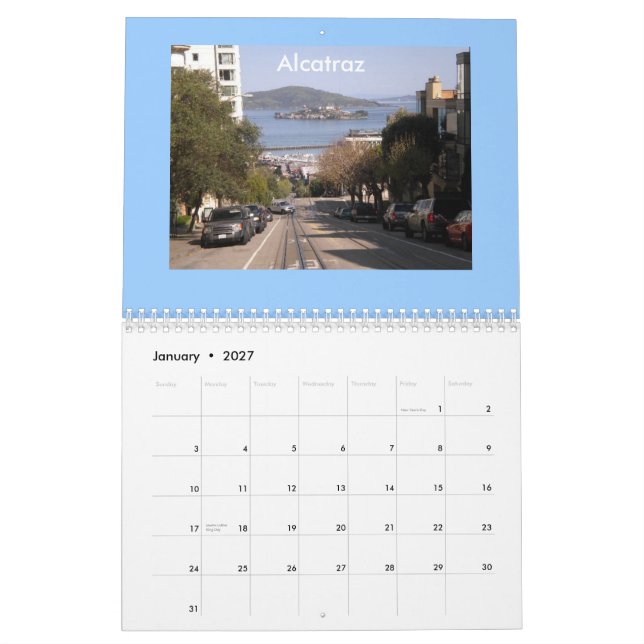 Calendrier 2015 de San Francisco (Jan 2027)